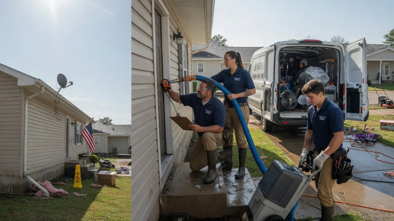 Ceiling Water Damage Restoration in Muscotah, KS near me